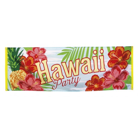 banner hawaii party