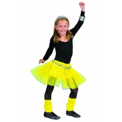 jupe tulle jaune