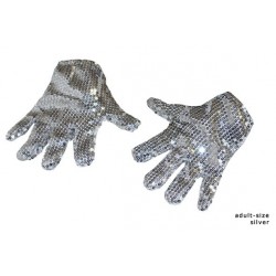gants argentés
